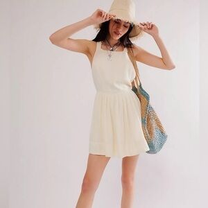 Free People Melted Hearts Mini Dress, size Large